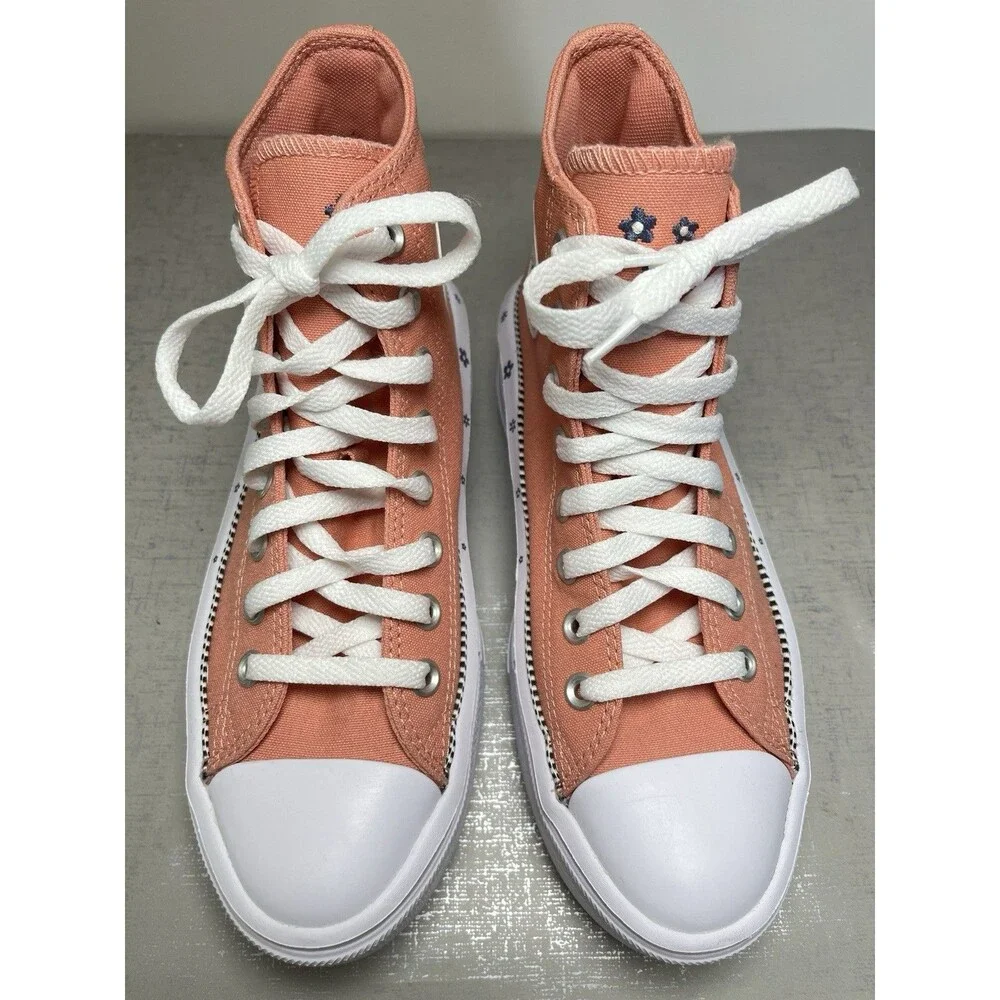 Converse Chuck Taylor All Star Move Platform Petals Floral Women's Shoes 8 M - Picture 2 of 13